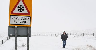 Glasgow weather map as 14cm of snow to fall amid Met Office yellow warning