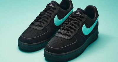 The new Air Force 1 x Tiffany sneakers went on sale overnight and are already being listed for over £1k on resell sites