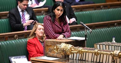 Callous Suella Braverman announces 'epitome of cruel' plans to lock up asylum seekers