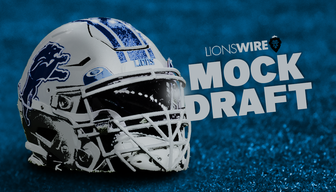 Lions mock draft 3 rounds of building up…