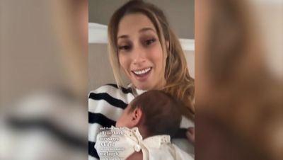 Stacey Solomon jokes her family feels like the Brady Bunch in new photo