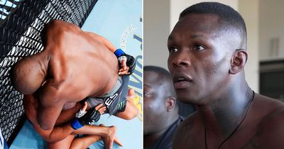 Israel Adesanya left with mouth hanging open while watching Jon Jones victory