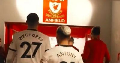 Wout Weghorst leaves Manchester United fans FURIOUS with Anfield tunnel gesture