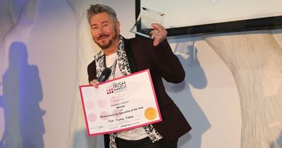 West Belfast man 'overwhelmed' as he is awarded two bridal makeup award titles