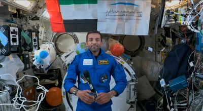 Latest astronaut from UAE getting used to space