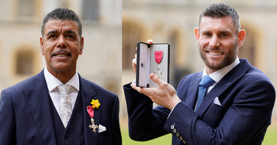 Ex-Leeds United heroes James Milner and Chris Kamara receive MBEs in Windsor Castle ceremony