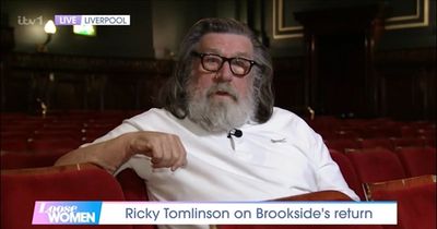 Ricky Tomlinson gives 'update' on Brookside reboot as Loose Women hosts in stitches