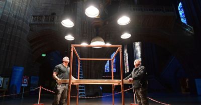 Cathedral shines light on annual event that takes 7 hours to complete