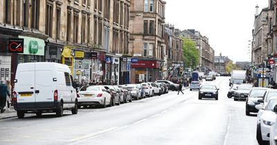 Glasgow police hunting Audi driver who hit pedestrian and fled after illegal turn in west end