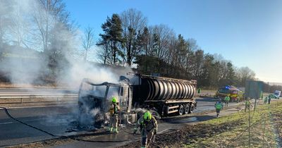 Calls for more road planning after tanker fire closed A9 north of Dunblane