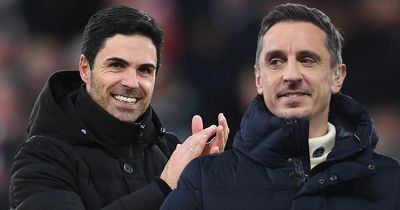 Mikel Arteta has already responded to Gary Neville amid concerns over Arsenal duo