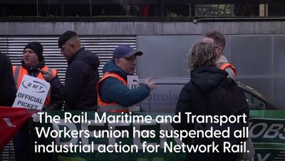 RMT union suspends Network Rail strikes after ‘new offer’ from employer