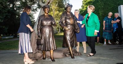 Nothing like a dame. Or two. Statues of trailblazers unveiled in Canberra