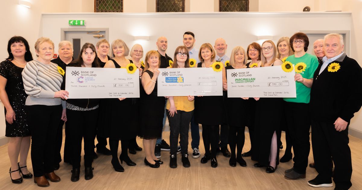 Castle Douglas' Calendar Girls cast donate calendar…