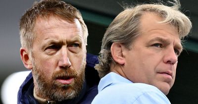 Todd Boehly and Graham Potter celebrated together after Chelsea's win over Borussia Dortmund