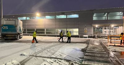 Flights suspended at Bristol Airport due to snow