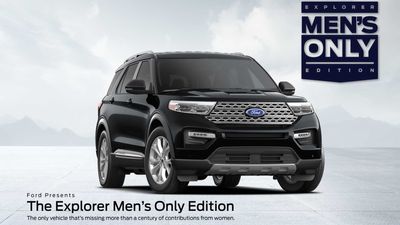 Ford Explorer Men's Only Edition Celebrates Women In Auto Industry