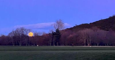 Edinburgh residents wowed by spectacular moon in sky across the capital