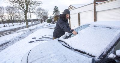 Edinburgh weather map as more than 10cm of snow to fall across capital