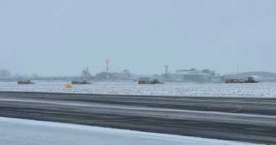 Bristol Airport reopens after snow chaos grounds flights