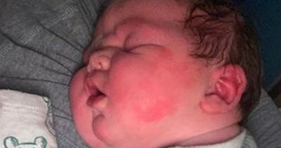 Nurses gasped as new mum gave birth to a 'giant' baby the size 'of a toddler'