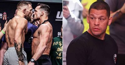 Nate Diaz warns Michael Chandler NOT to beat Conor McGregor in UFC fight