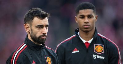 Manchester United's Marcus Rashford gives staunch defence of Bruno Fernandes amid criticism