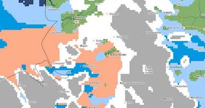 Met Office snow map timelapse shows Greater Manchester forecast on Thursday and Friday as cold snap continues