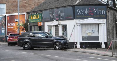 Two-car crash on Hamilton town centre street