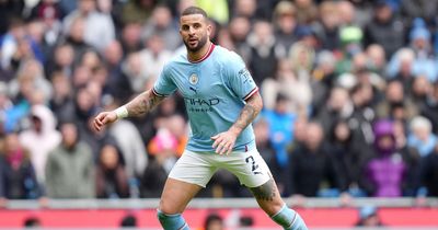 Manchester City defender Kyle Walker being probed by police after being filmed 'flashing in bar and kissing woman'