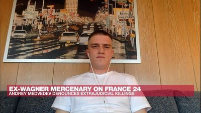Ex-Wagner mercenary Andrey Medvedev: 'I apologise to the Ukrainian people'
