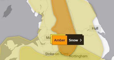 Met Office issues amber heavy snow warning for parts of Greater Manchester