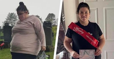 Woman's incredible 10st weight loss leaves everyone in tears