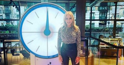 Carol Vorderman ‘back where she belongs’ as she poses with Channel 4's Countdown clock