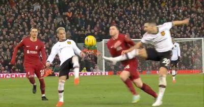 Andy Robertson accused of 'cheating' as Liverpool star's antics against Man Utd blow former referee's mind