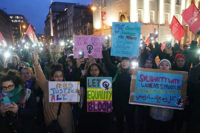 Hundreds march through Dublin calling for an end to gender inequality