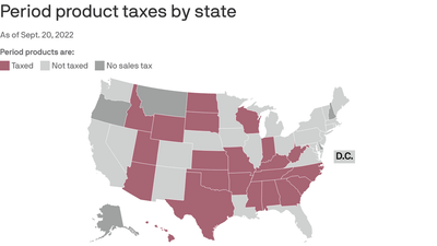 More states look to eliminate “tampon tax”