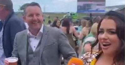 Female presenter shows shocking moment she was slapped on backside by male punter at races as she speaks out about sexism