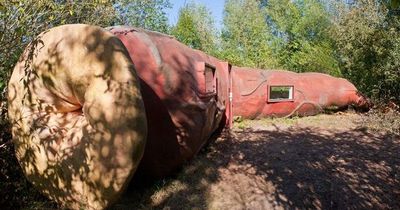 You can book to stay in the hotel shaped like a colon