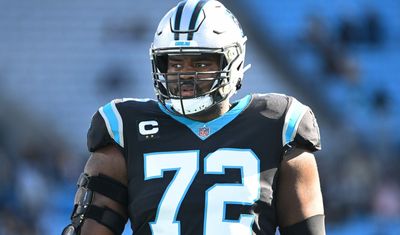 Panthers restructure contract of OT Taylor Moton