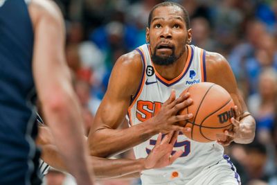 Suns' Kevin Durant out after injuring ankle in pregame slip