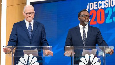 Runoff face-off: Johnson casts Vallas as ally of ‘right-wing extremists’ — but Vallas dubs attacks ‘nonsense, again’