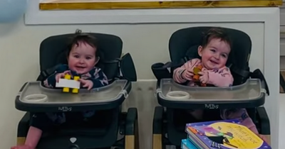 Joy as formerly conjoined twin girls celebrate first birthday