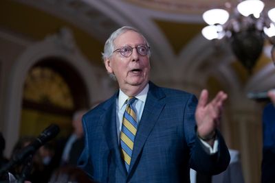 Spokesman: GOP leader McConnell hospitalized after fall