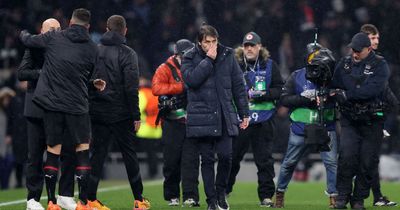 Antonio Conte points Daniel Levy to Mauricio Pochettino after Tottenham Champions League exit