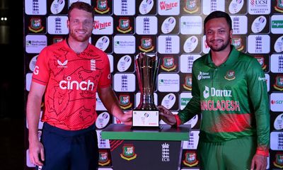 Bangladesh beat England by six wickets in first T20 international – as it happened