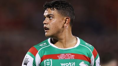 Latrell Mitchell allegedly racially abused by fan during South Sydney Rabbitohs' NRL clash with Penrith Panthers