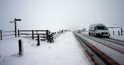 Amber snow warning for parts of Wales issued by Met Office