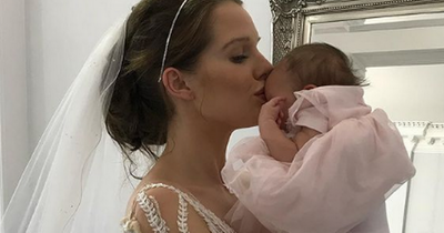 Helen Flanagan shares wedding dress snap with daughter after split from Scott Sinclair