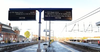 Ayrshire train services at standstill following signal fault